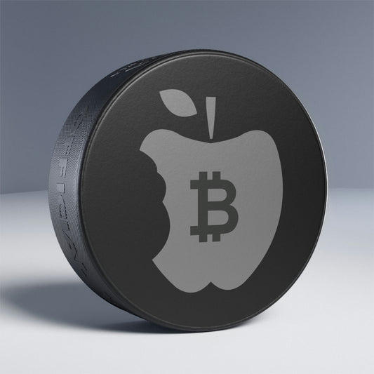 The B Apple Hockey Puck