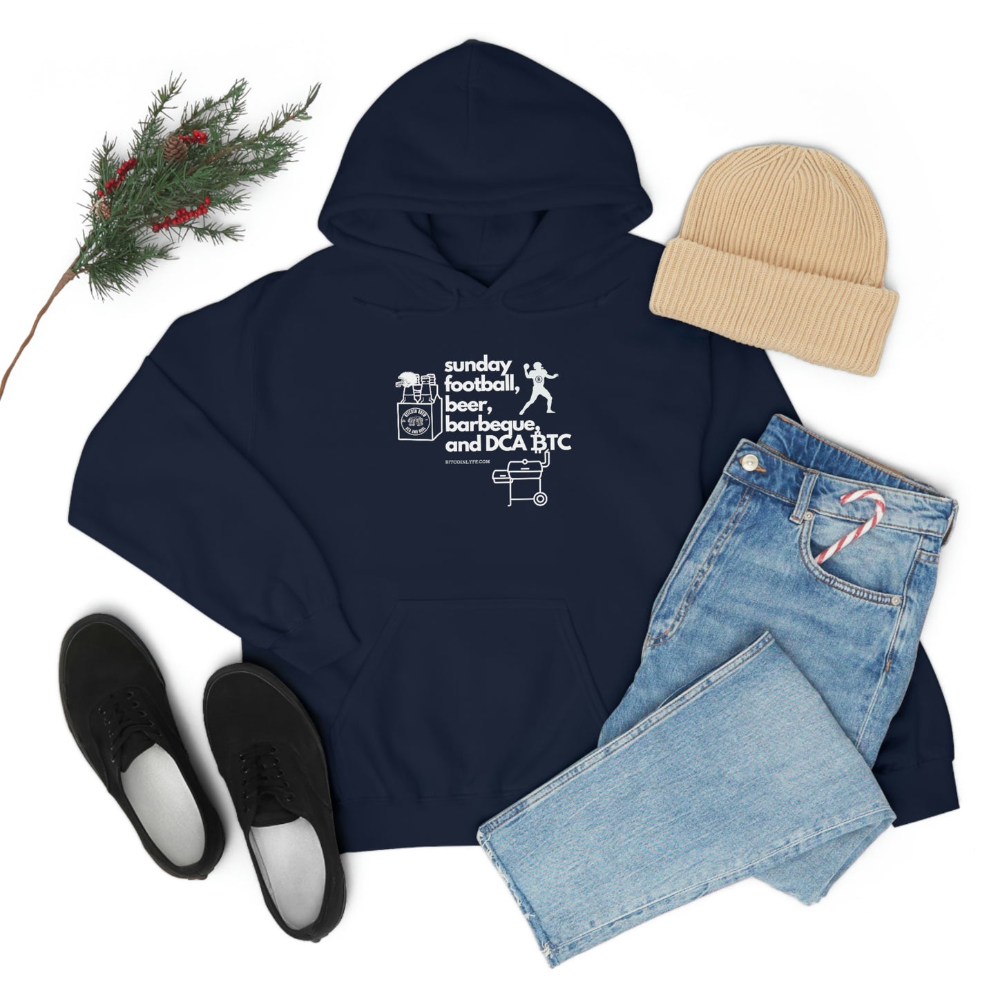 BBQ and DCA BTC Hooded Sweatshirt