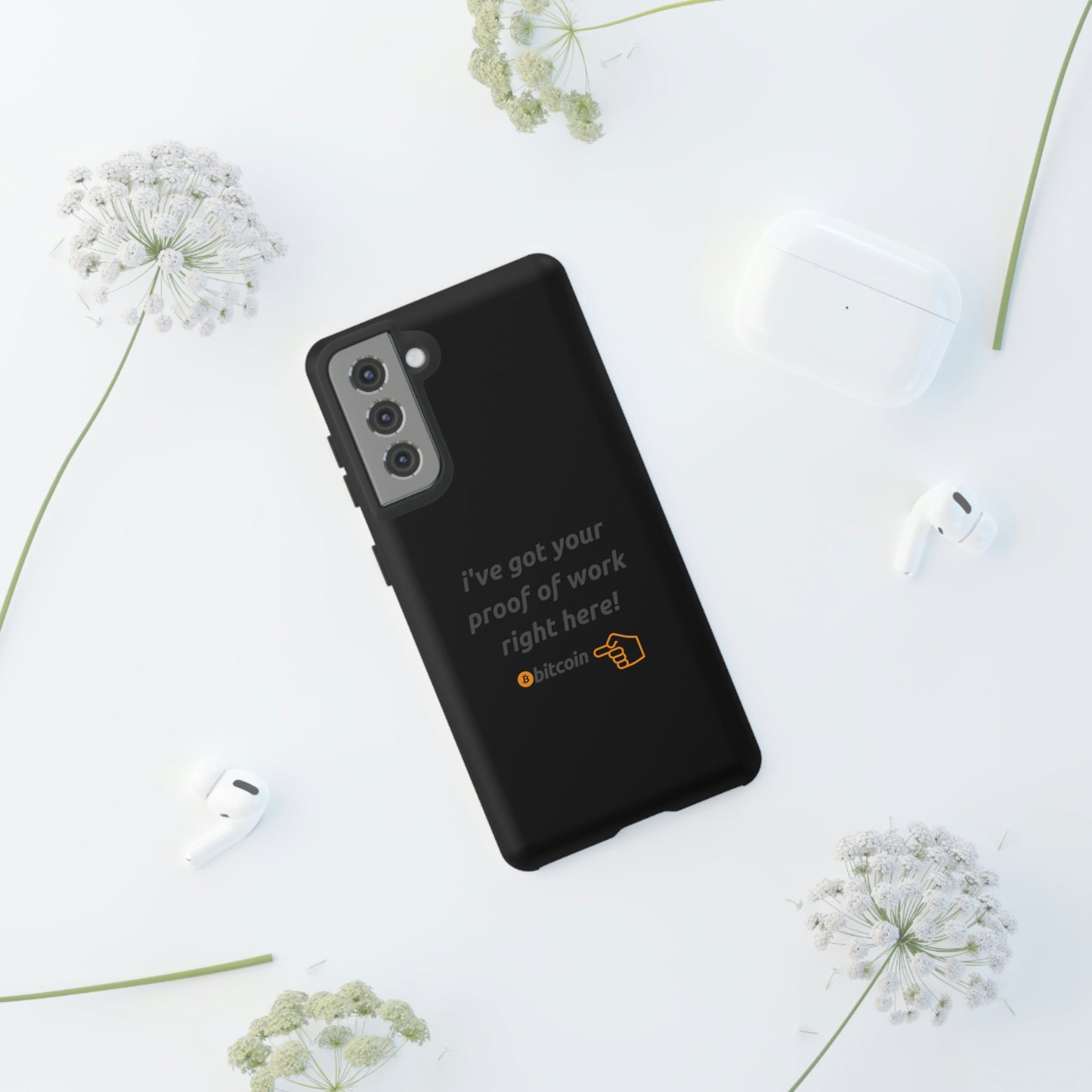 Tough Phone Case - BTC Proof Right Here #4