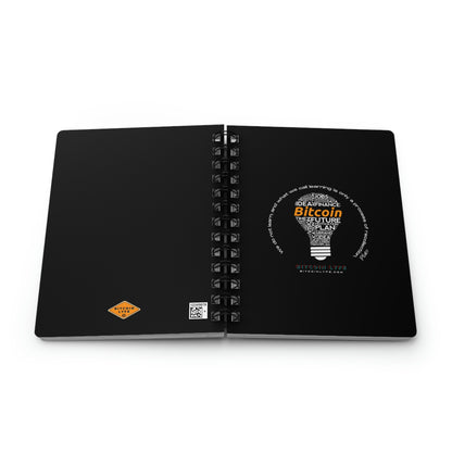 Learning Orange Pill Spiral Bound Journal