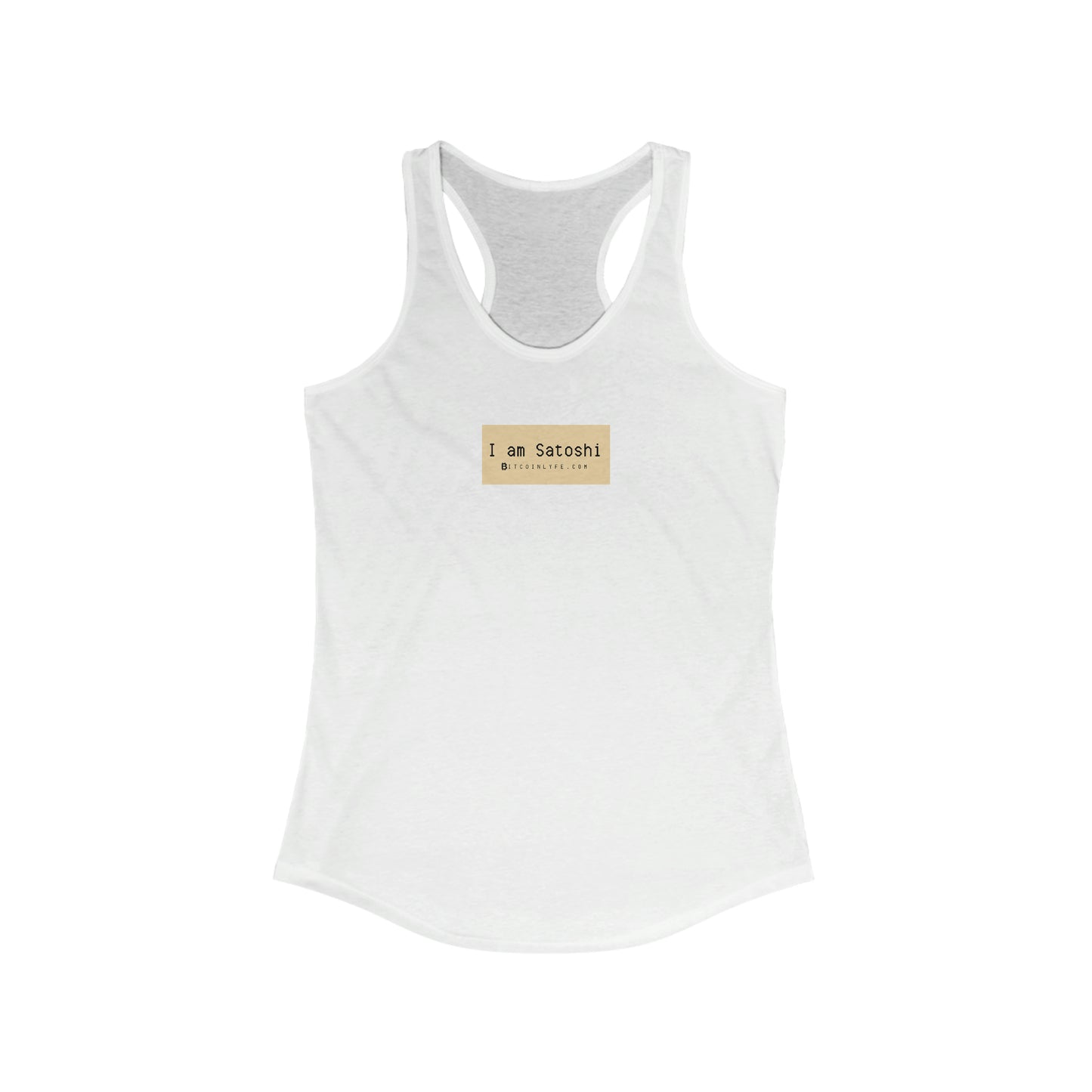 Women's I am Satoshi Racerback Tank - Five