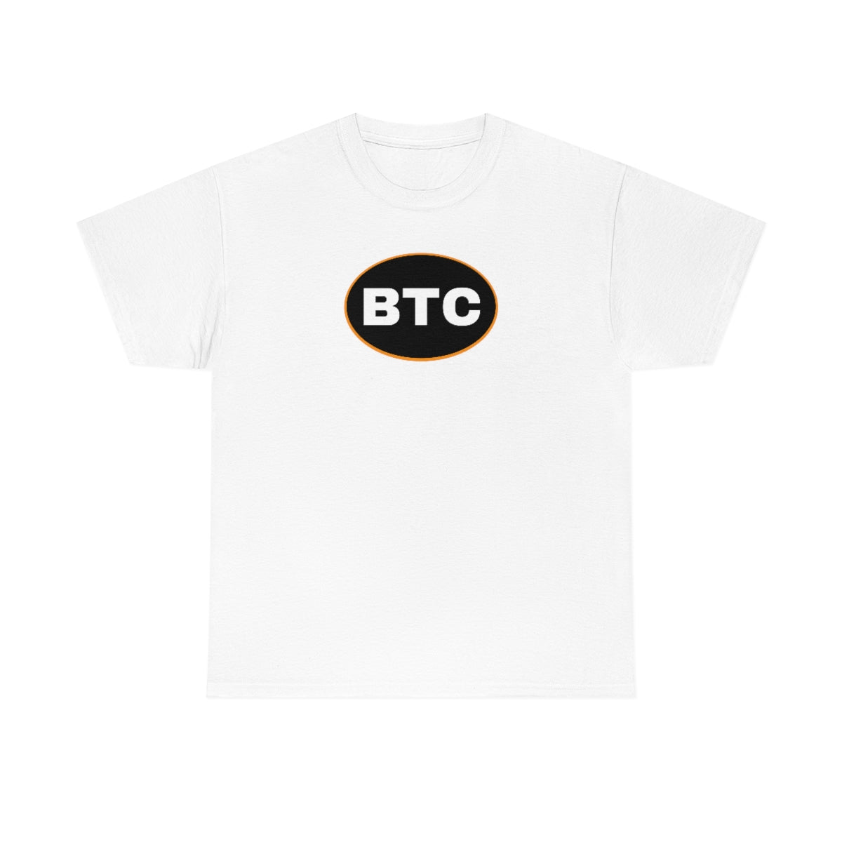 BTC Oval #2 Cotton T-Shirt, Blackout Version