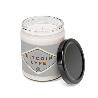 Bitcoin LYFE (Transparent) Scented Soy Candle, 9oz