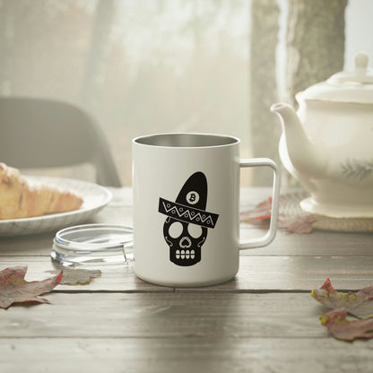 Día de los Muertos BTC 10oz Insulated Coffee Mug, Veinticinco