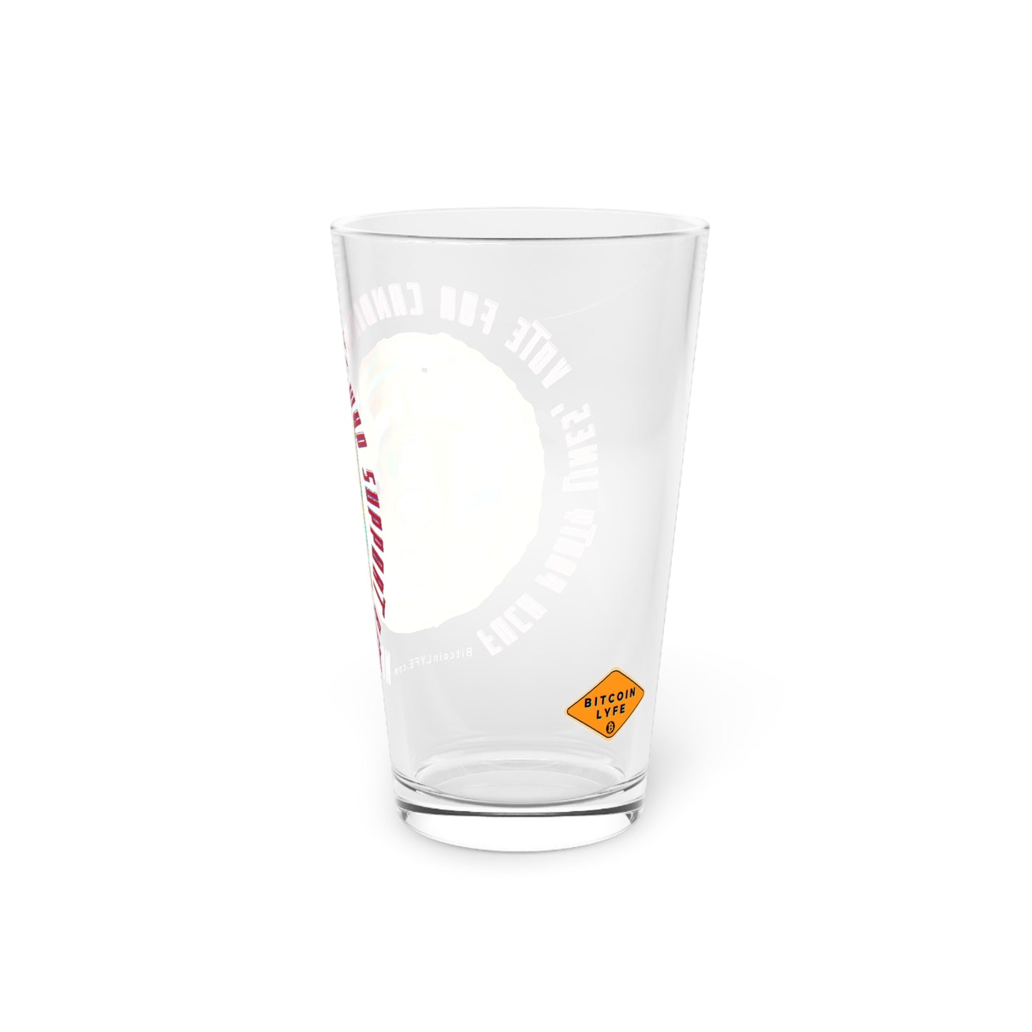 Vote - F*ck Party Lines Pint Glass