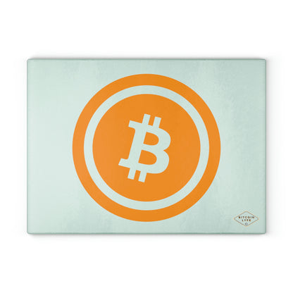 Bitcoin Glass Cutting Board, BTC5