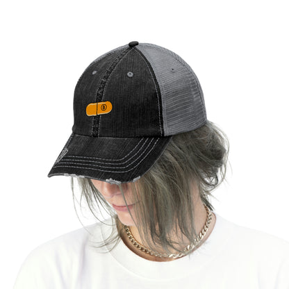 Orange Pill #2 Trucker Hat