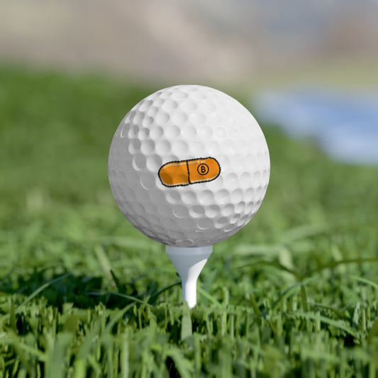 Orange Pill Golf Balls, 6pcs