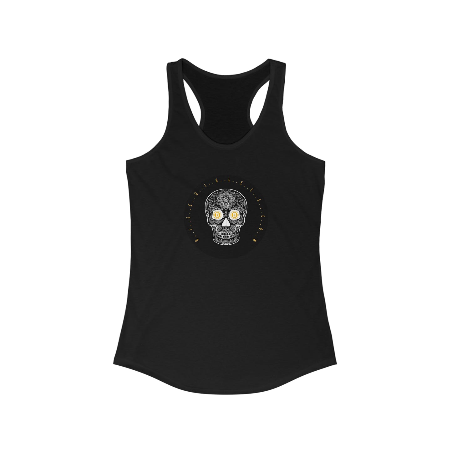 Día de los Muertos BTC Women's Racerback Tank, Ocho