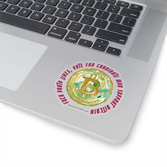 Vote - F*ck Party Lines Stickers