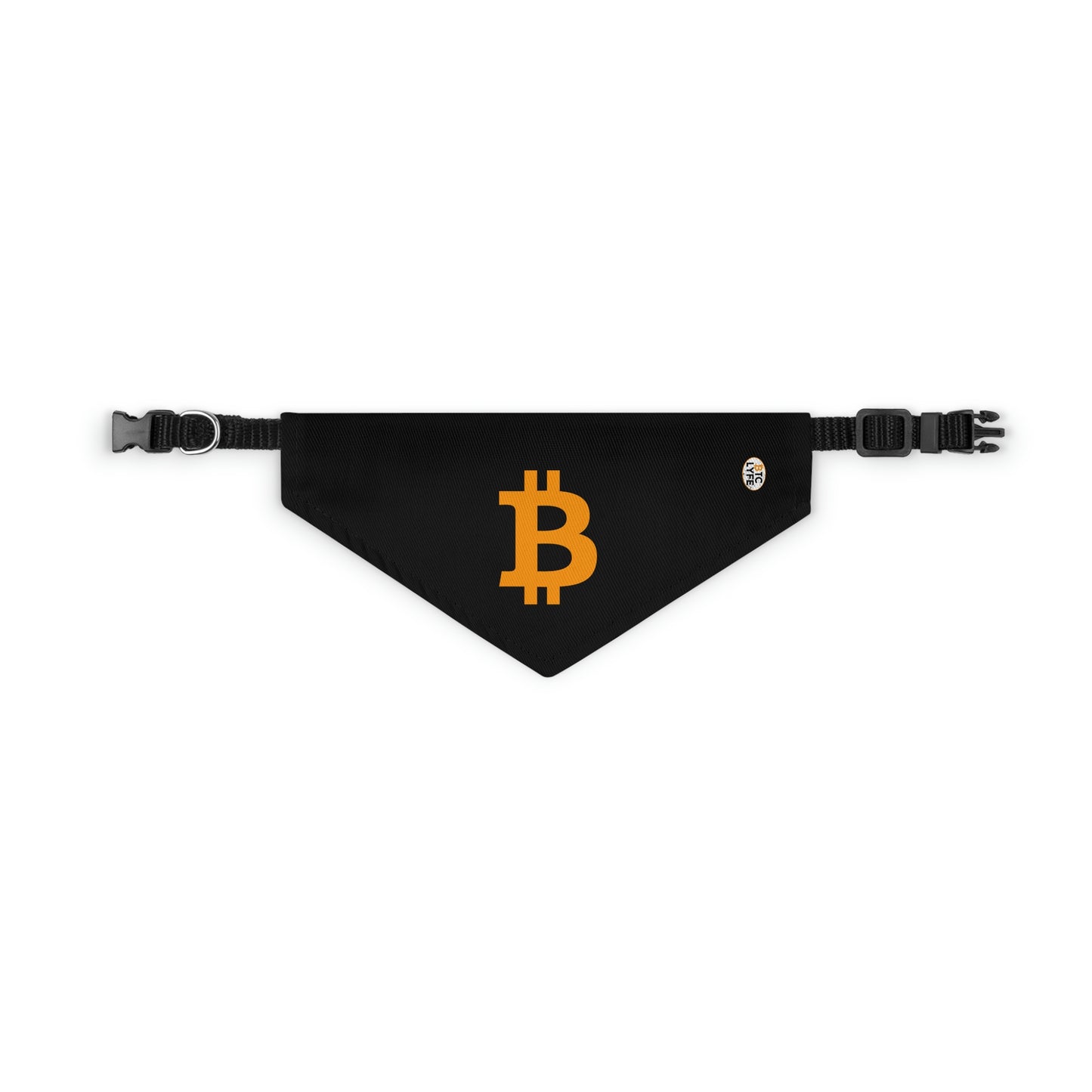 Bitcoin Pet Bandana Collar, BTC3