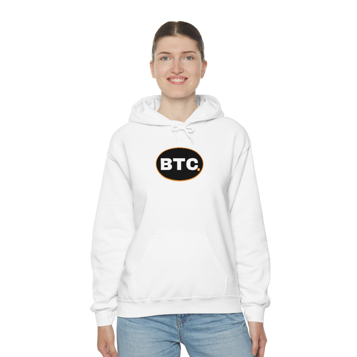 Bitcoin Oval #3 Hoodie, Blackout Version