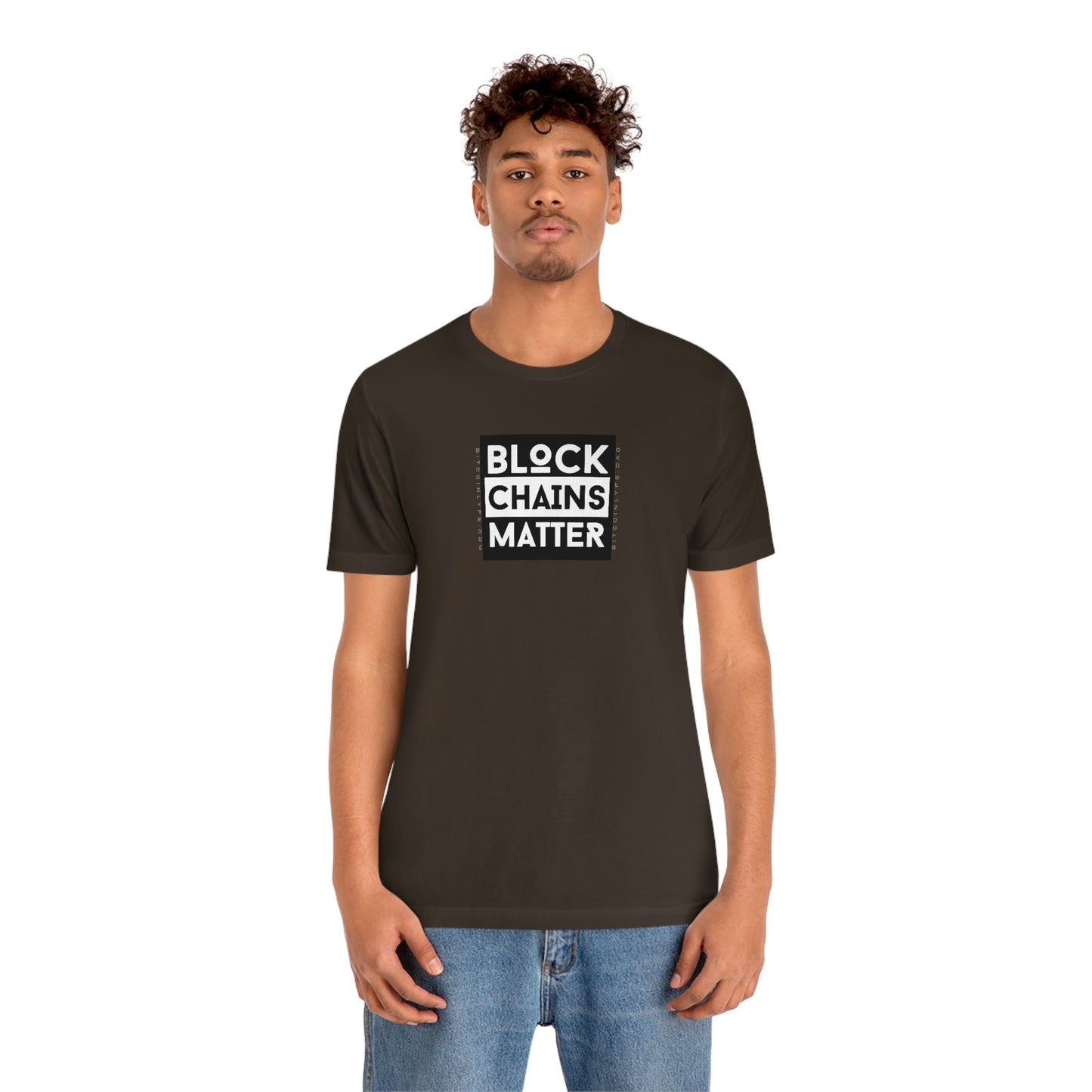 Bitcoin LYFE Block Chains Matter T-Shirt