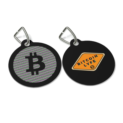 Bitcoin Pet Tag, BTC6