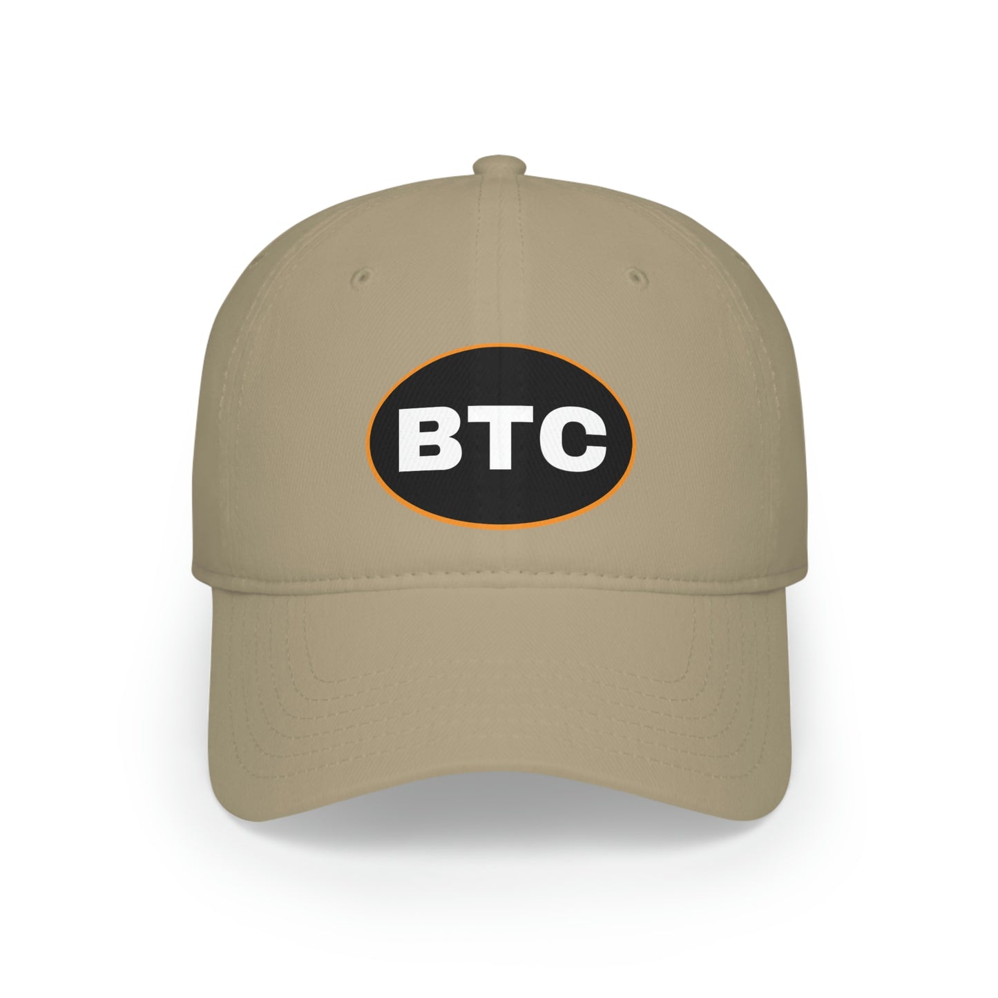 Bitcoin Oval #2 Low Profile Baseball Cap