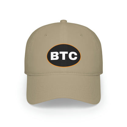 Bitcoin Oval #2 Low Profile Baseball Cap