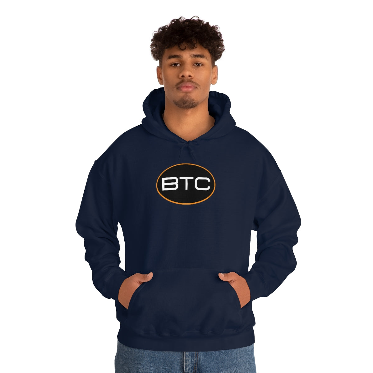 Bitcoin Oval #1 Hoodie, Blackout Version