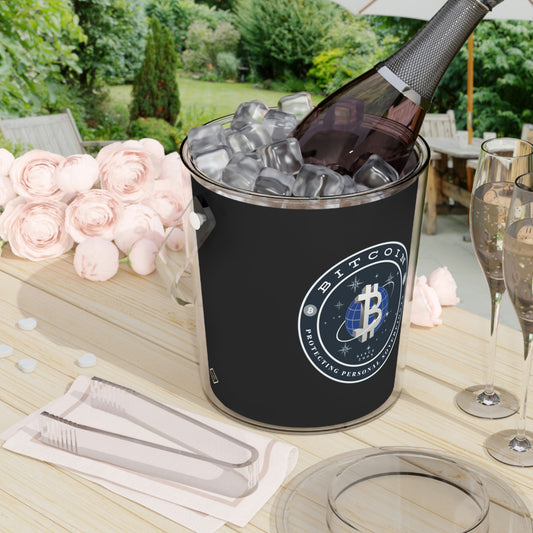 Brotection Ice Bucket with Tongs