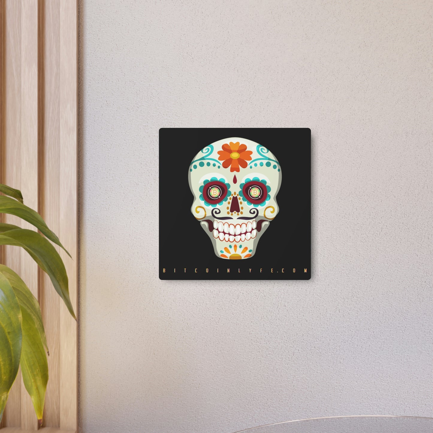 Día de los Muertos Metal Art Sign, Dieciséis