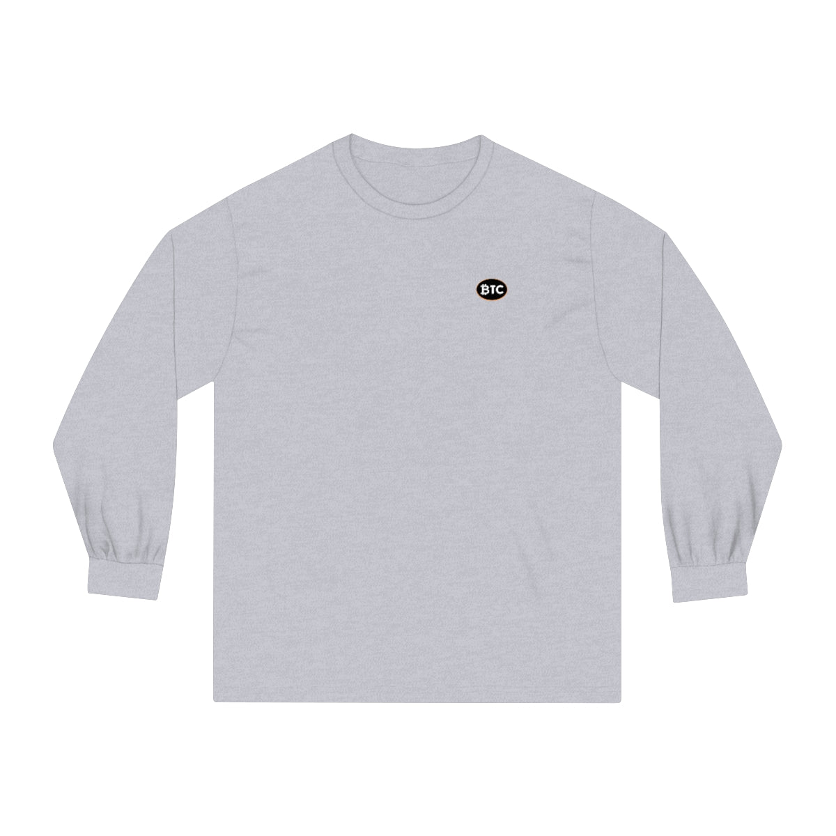 BTC Oval #4 Long Sleeve T-Shirt, Blackout Version