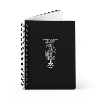 BTC Proof Right Here Spiral Bound Journal #3