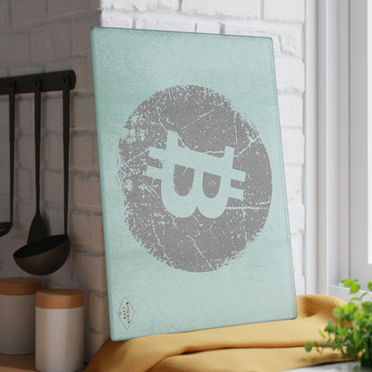 Bitcoin Glass Cutting Board, BTC7