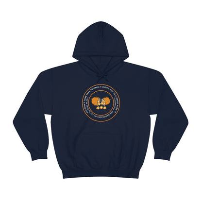 Already Here Orange Pill Hooded Sweatshirt