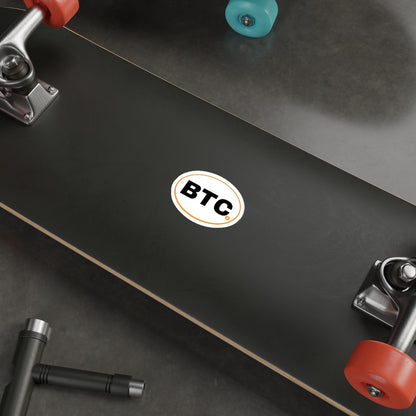 BTC #3 Oval Stickers