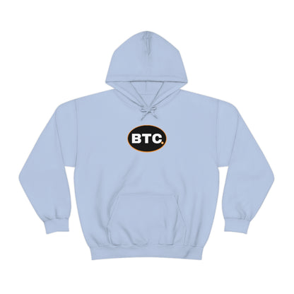 Bitcoin Oval #3 Hoodie, Blackout Version