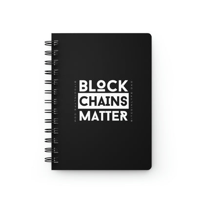 Bitcoin LYFE Spiral Bound Journal, Block Chains Matter