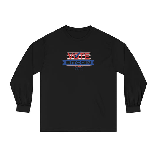 Vote Bitcoin Long Sleeve T-Shirt