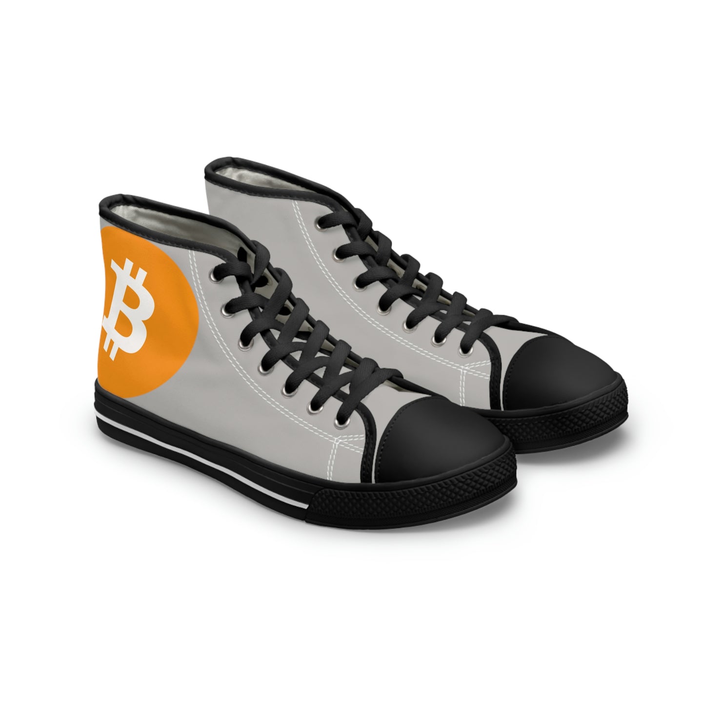 Bitcoin Women's High Top Sneakers, BTC2