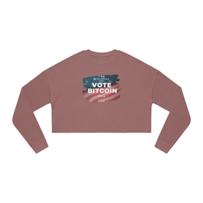 Vote - Responsibility Women's Cropped Sweatshirt