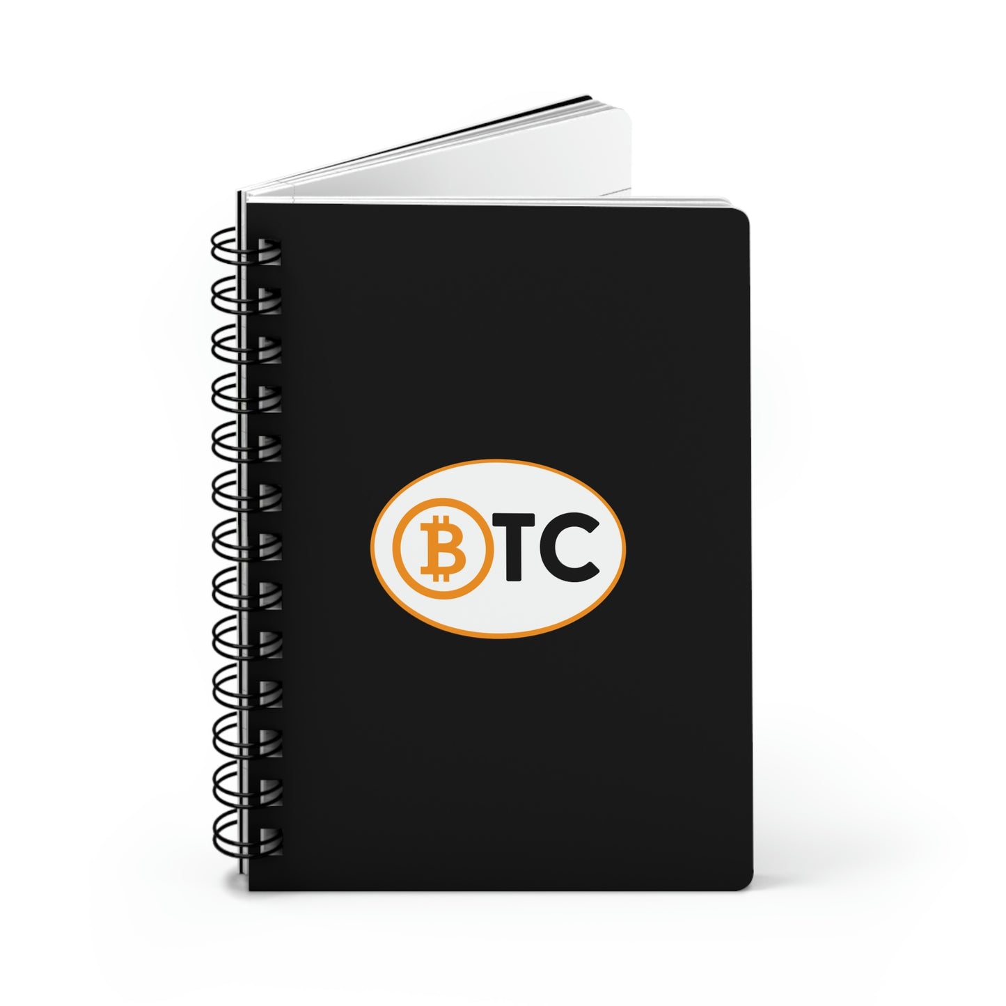 Bitcoin Oval #5 Spiral Bound Journal