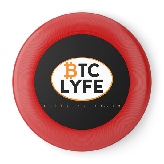 Bitcoin LYFE (Oval) Wham-O Frisbee