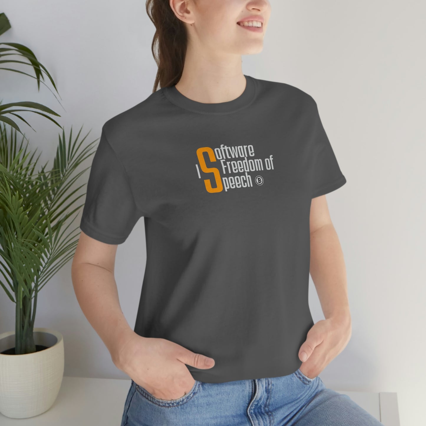 Bitcoin LYFE SW Free Speech T-Shirt