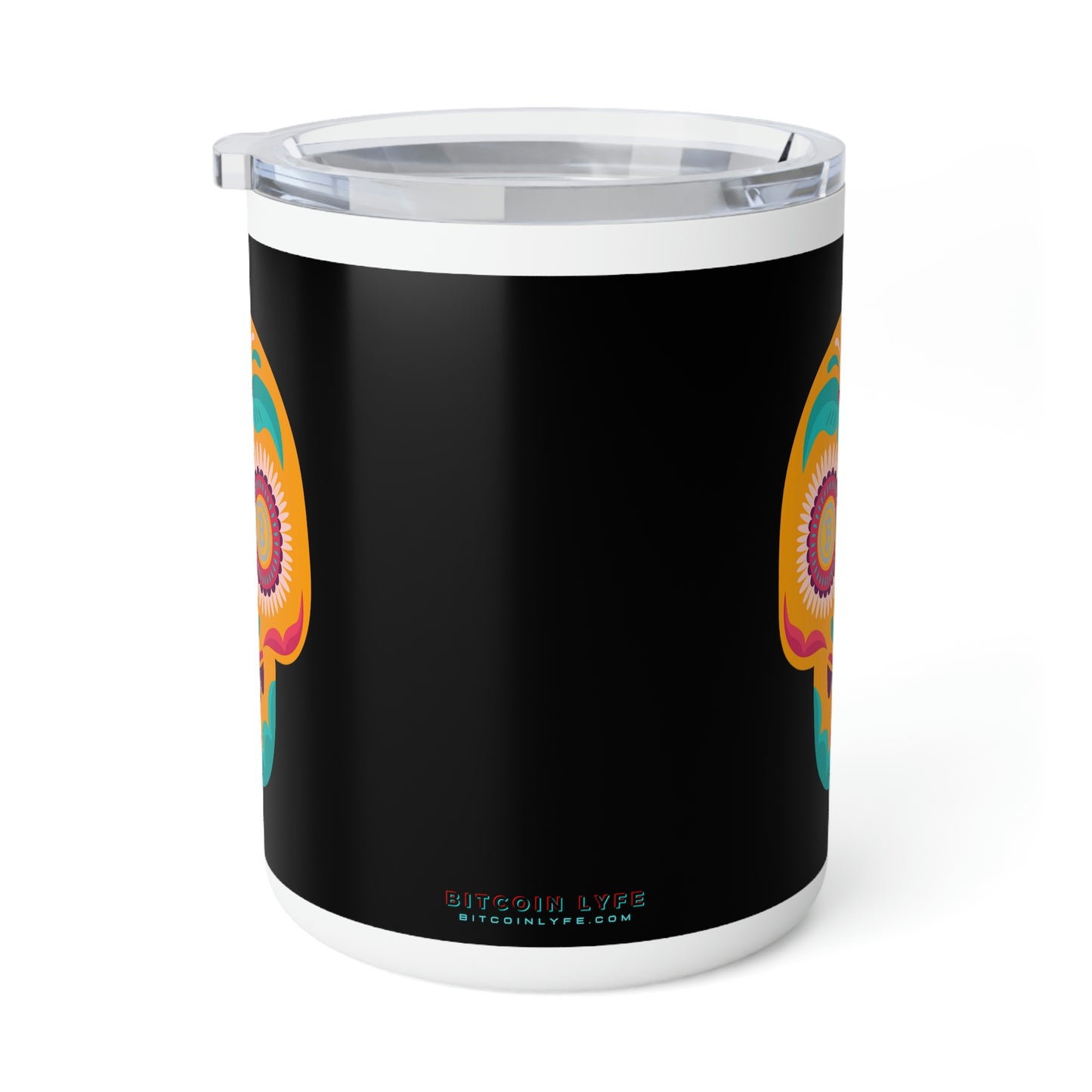 Día de los Muertos BTC 10oz Insulated Coffee Mug, Diecisiete