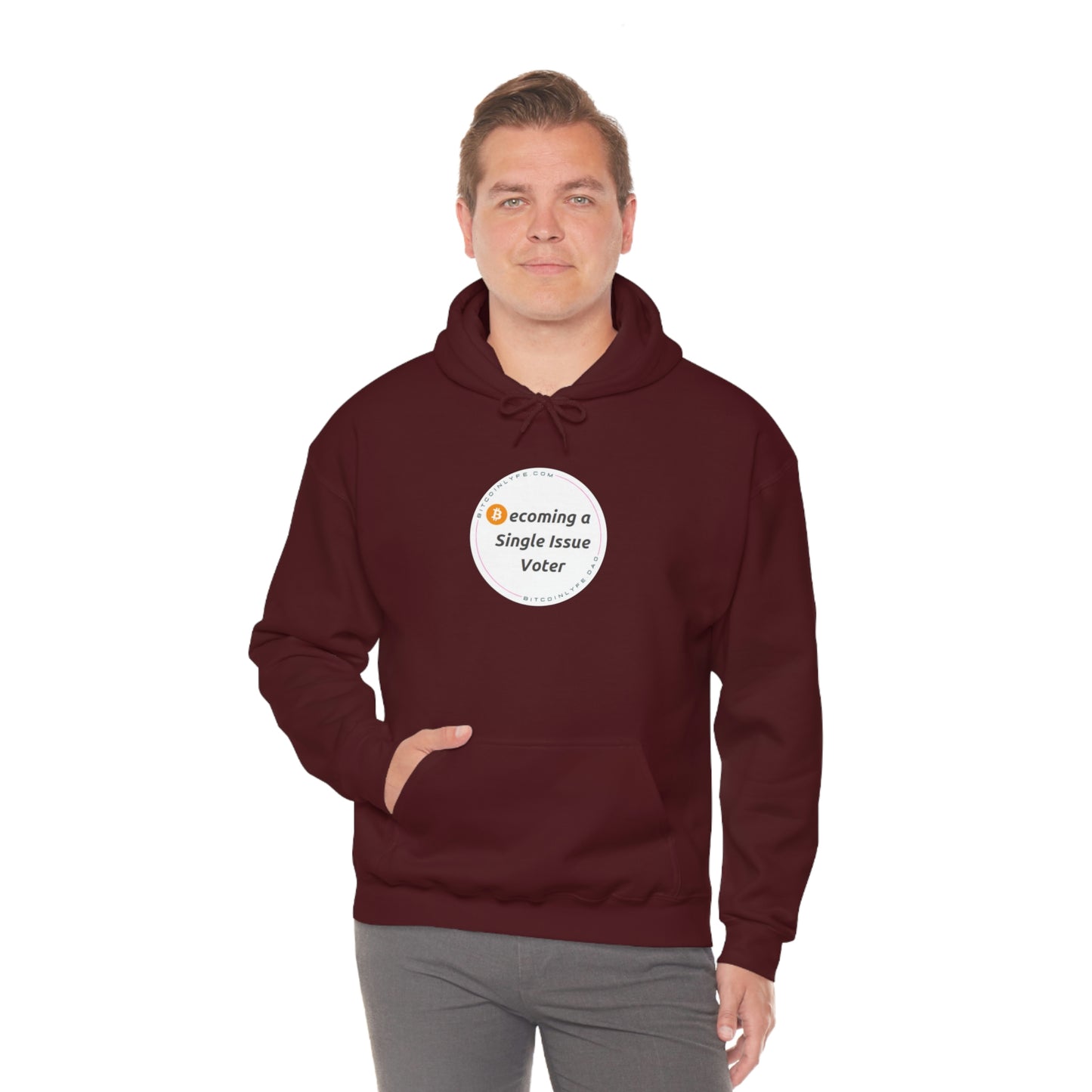 Becoming a Single Issue Voter Hooded Sweatshirt 1