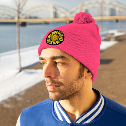 bTC sUN Eight Pom Pom Beanie