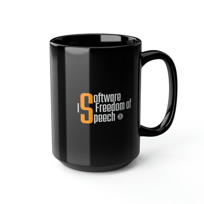 Bitcoin LYFE SW Free Speech Mug