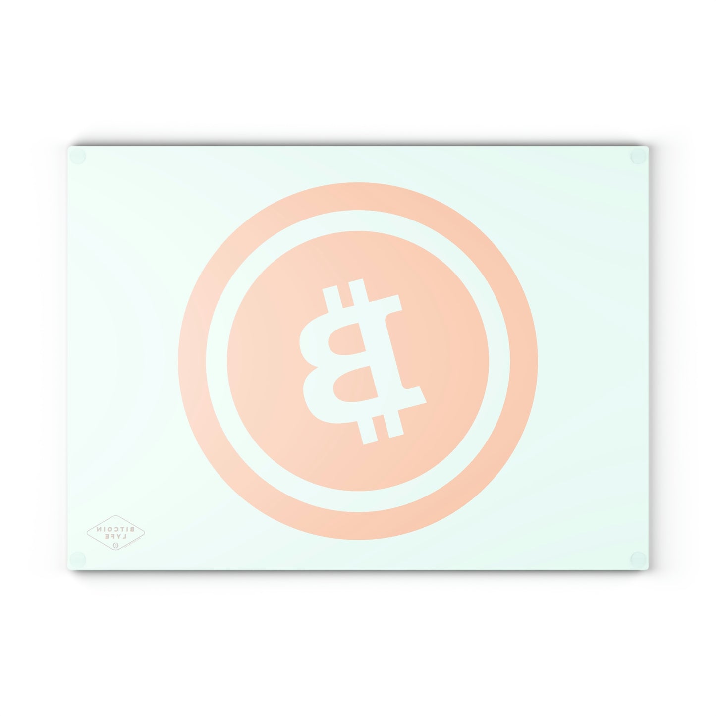 Bitcoin Glass Cutting Board, BTC5