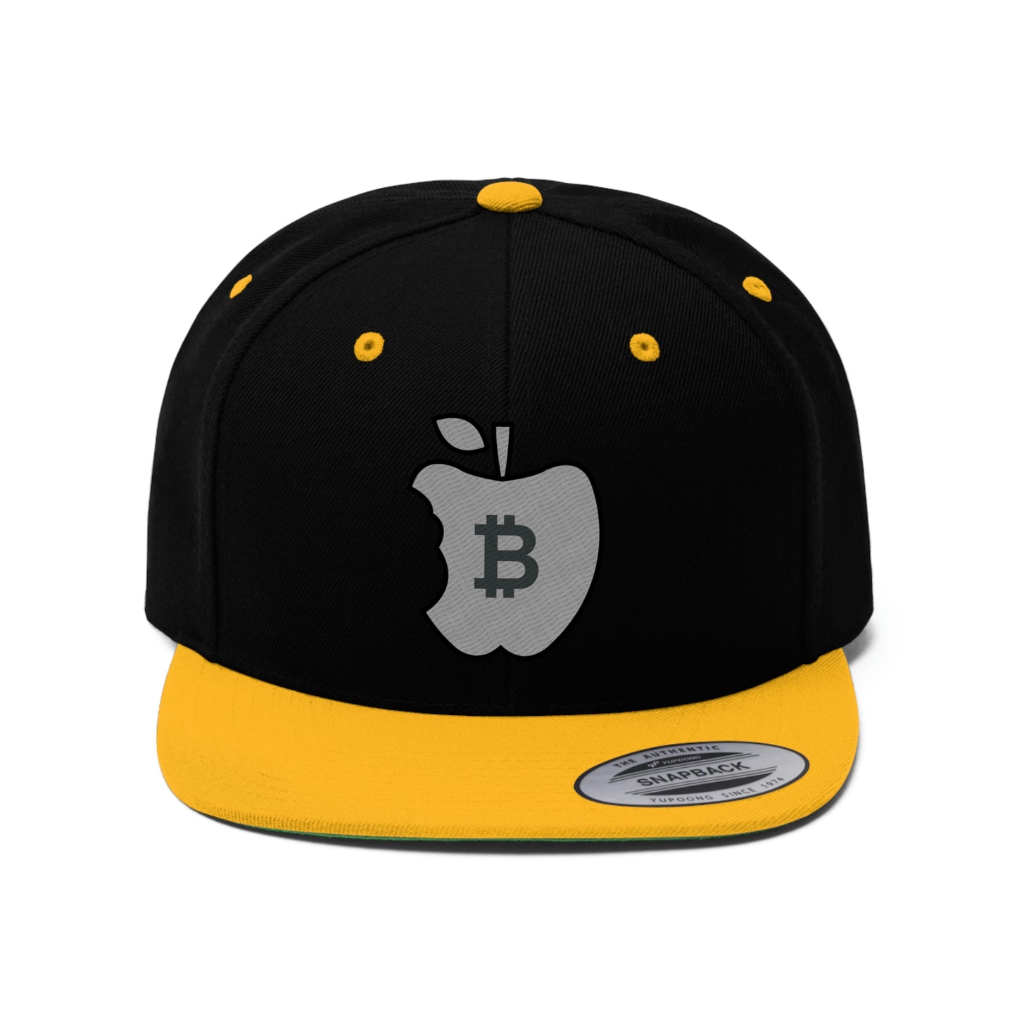 The B Apple Flat Bill Hat, Four Colors