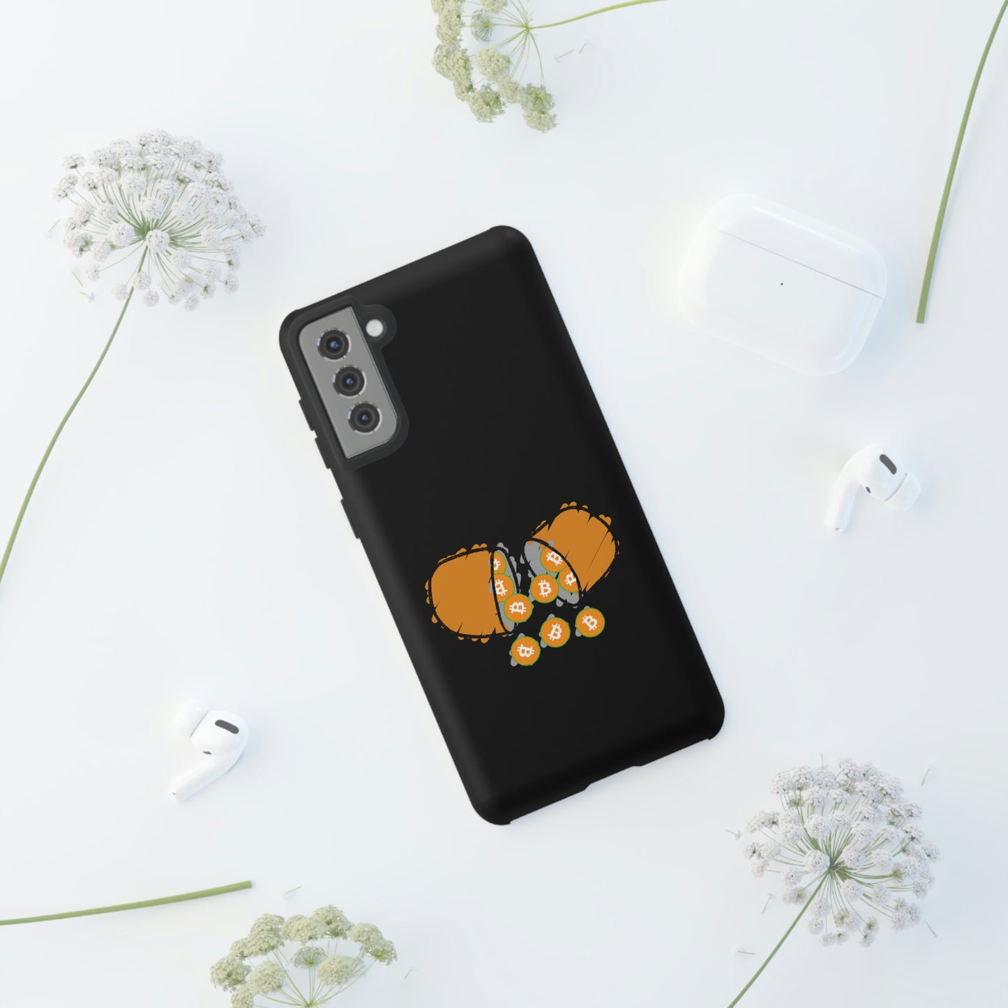 Tough Phone Case - Orange Pill #1