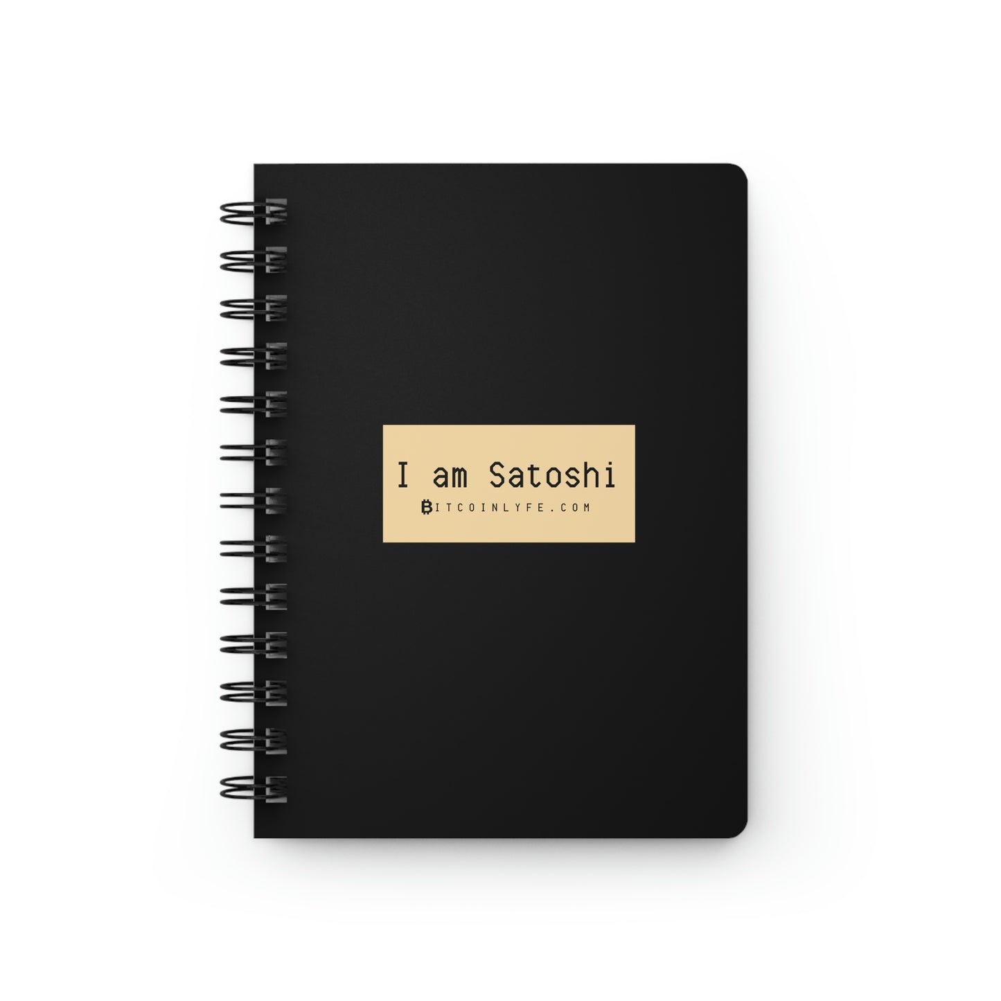 I Am Satoshi Spiral Bound Journal - Five