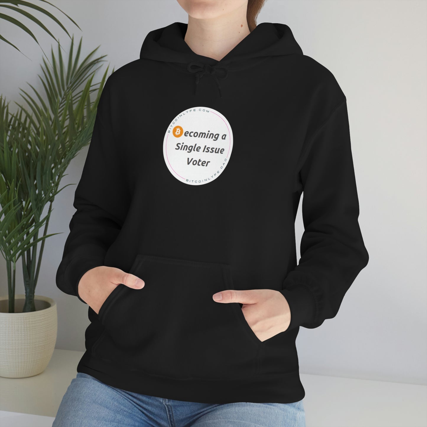 Becoming a Single Issue Voter Hooded Sweatshirt 1