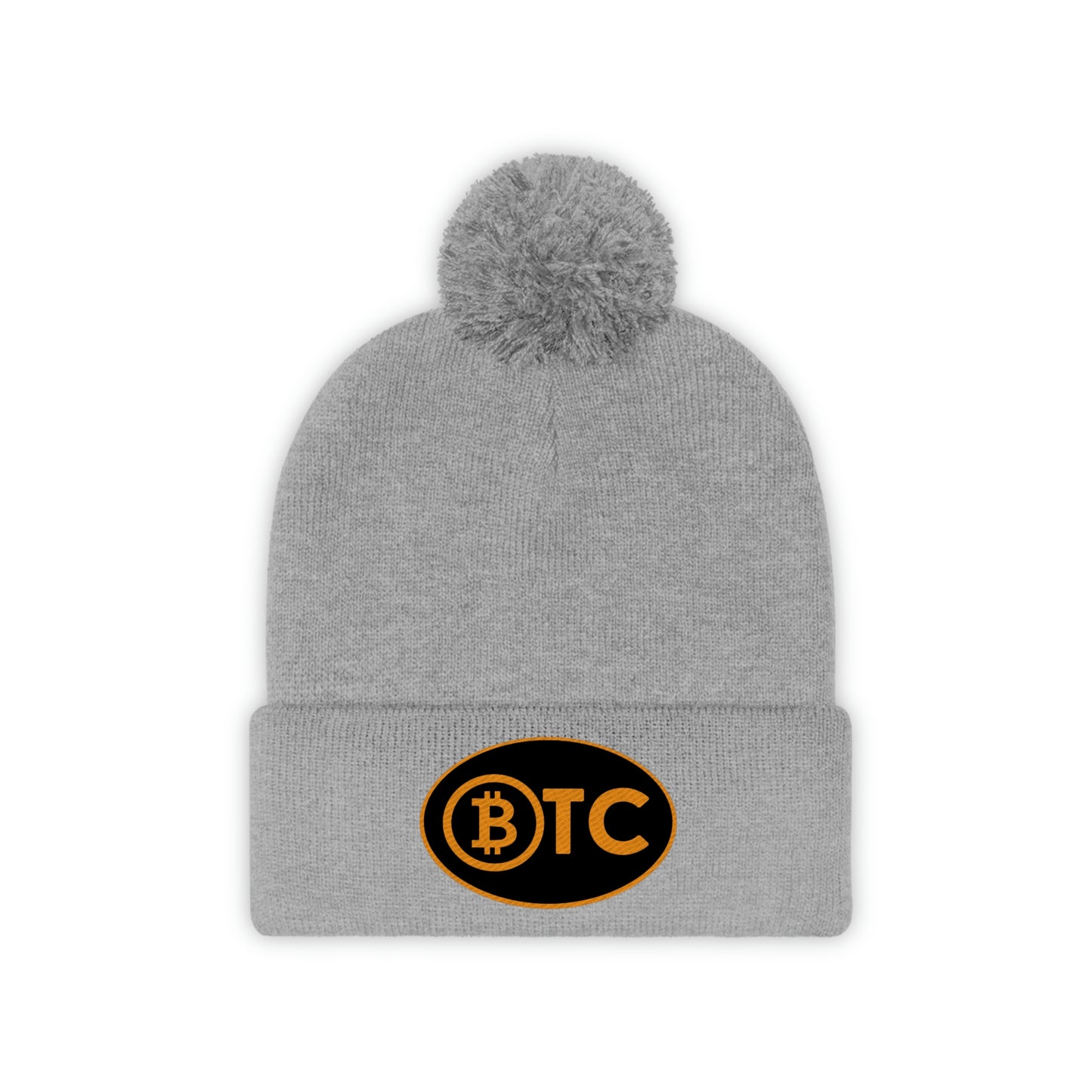 BTC Oval #5 Pom Pom Beanie