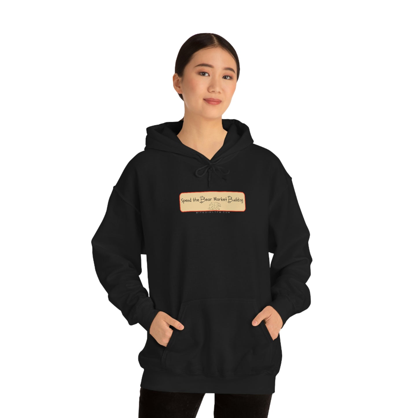 Bitcoin LYFE Bear Market Building Hoodie