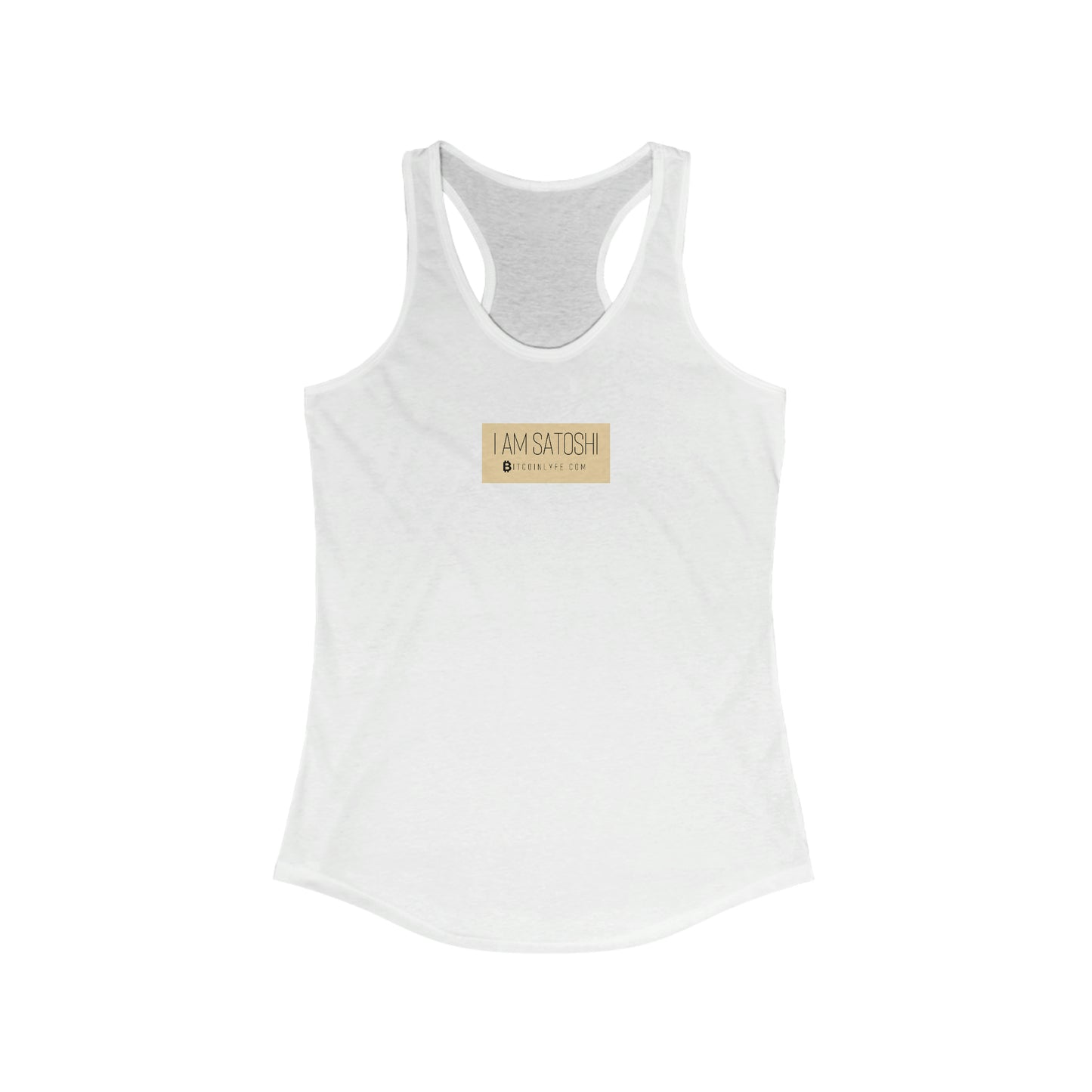 Women's I am Satoshi Racerback Tank - Four