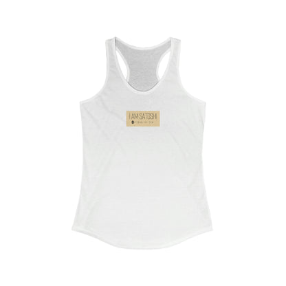 Women's I am Satoshi Racerback Tank - Four