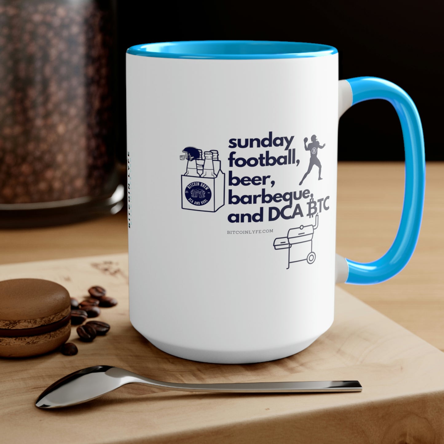 BBQ and DCA BTC Mug, 15oz